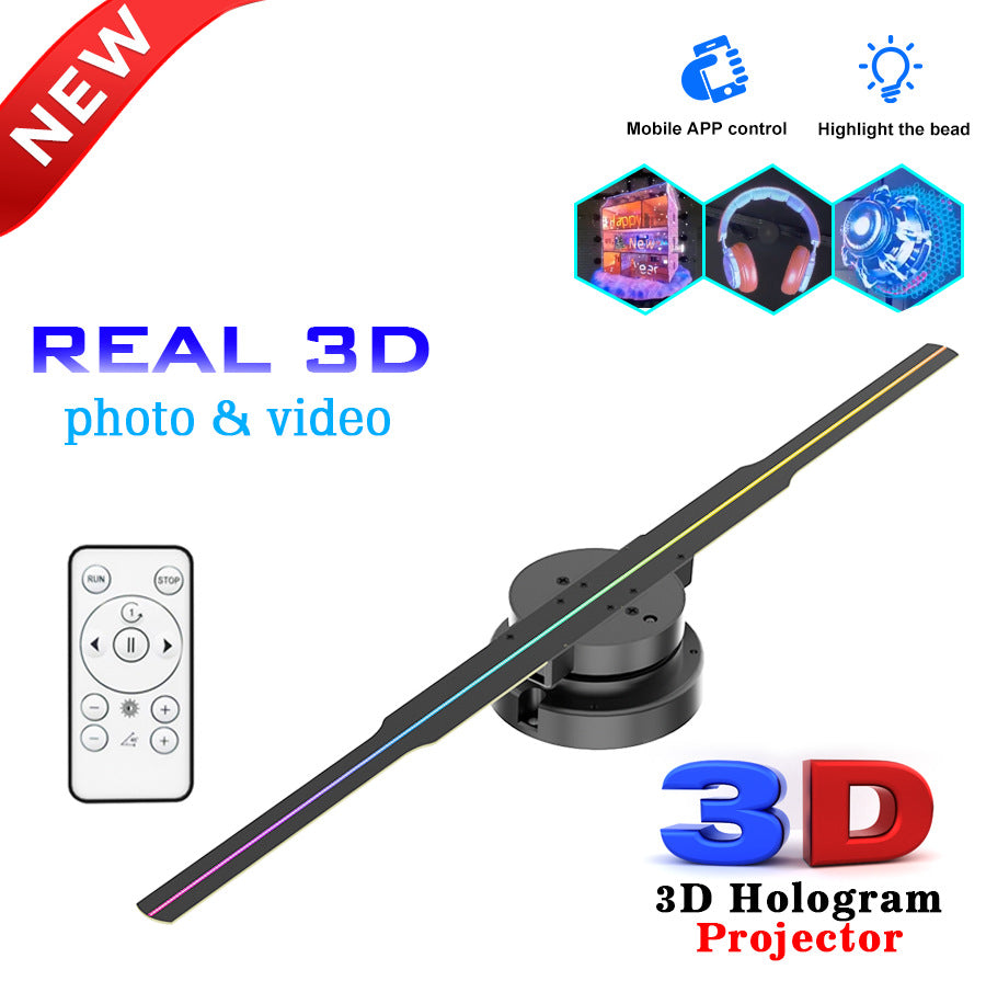 3D Holographic Fan Display with Rotating Imaging
