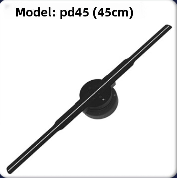 3D Holographic Fan Display with Rotating Imaging