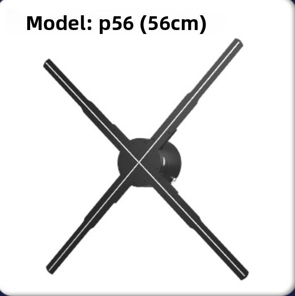 3D Holographic Fan Display with Rotating Imaging