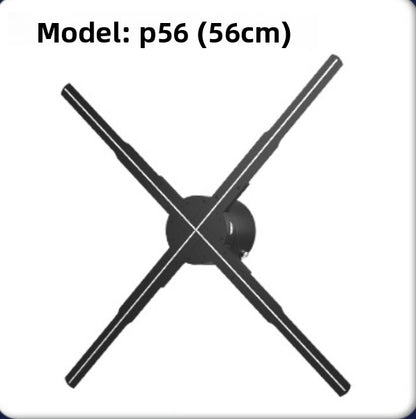 3D Holographic Fan Display with Rotating Imaging
