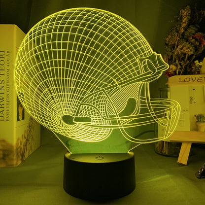 3D Illusion Sports Ball LED Night Light with Color Changing
