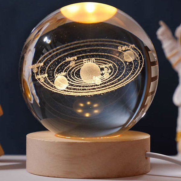 3D Laser Crystal Night Light