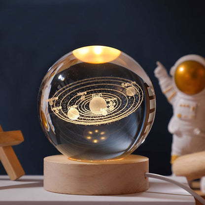 3D Laser Crystal Night Light