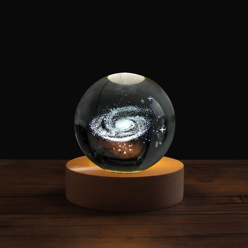 3D Laser Crystal Night Light
