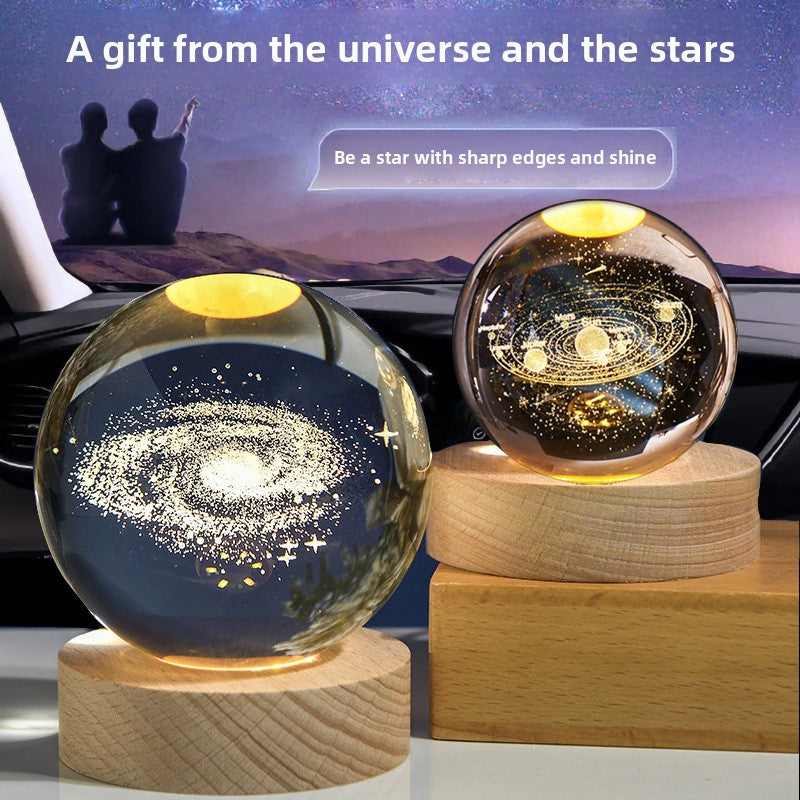 3D Laser Crystal Night Light