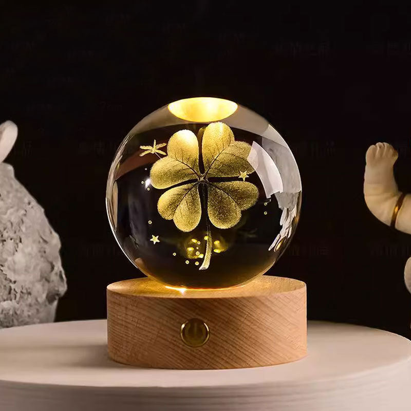 3D Laser Crystal Night Light