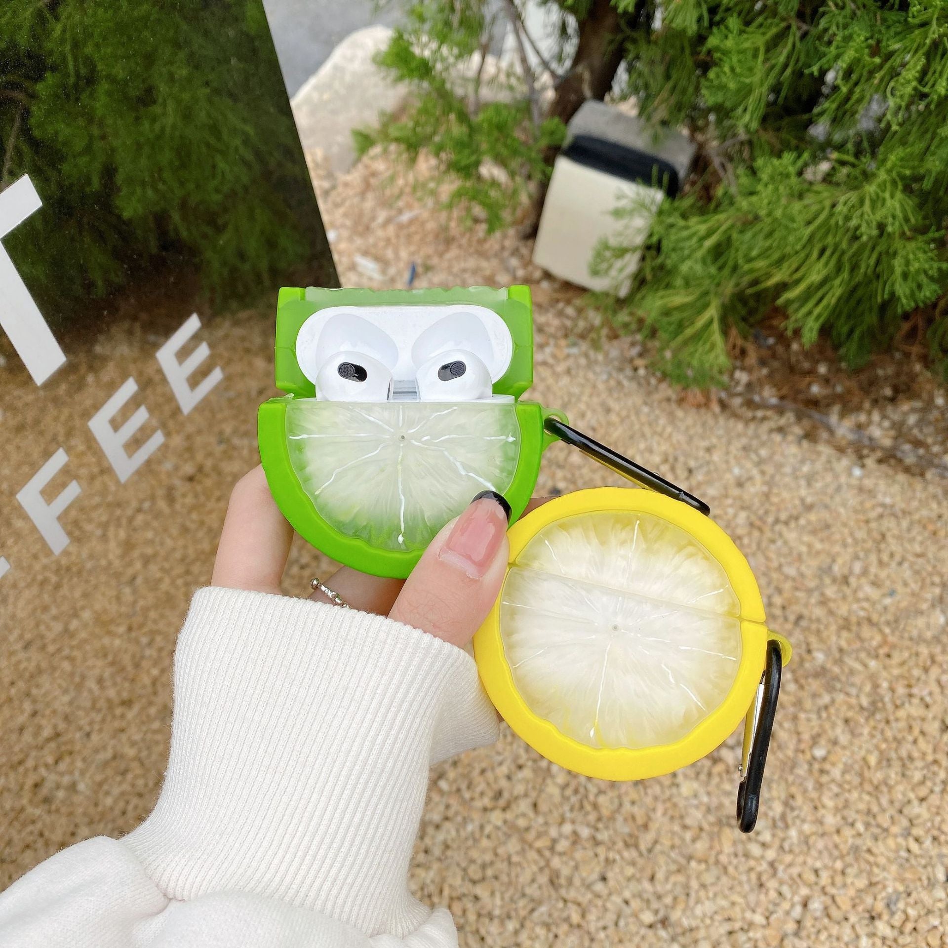 3D Lemon Silicone AirPods Case Cover