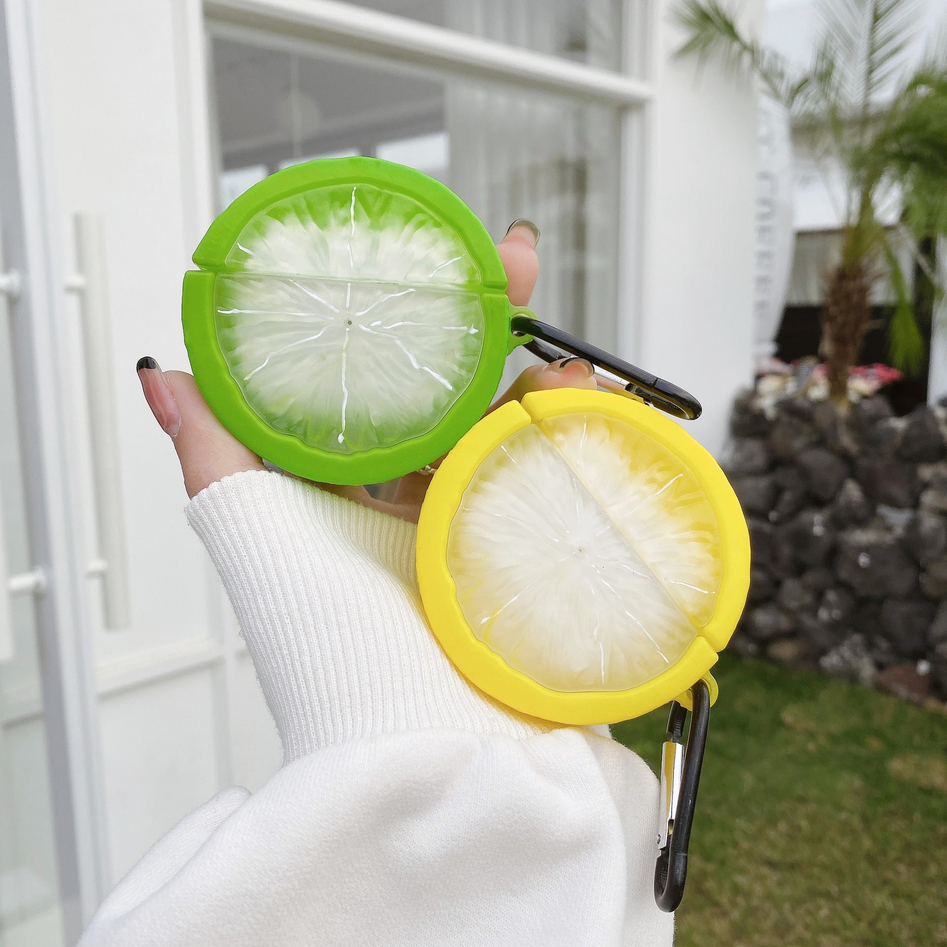 3D Lemon Silicone AirPods Case Cover