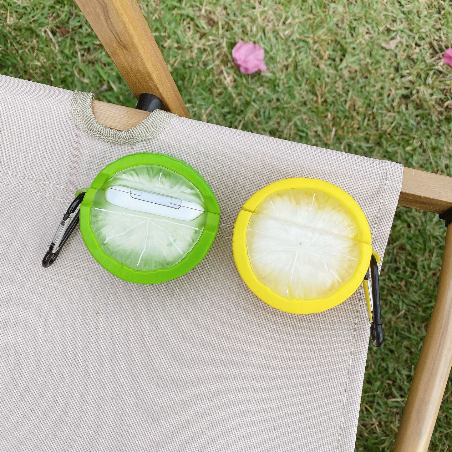 3D Lemon Silicone AirPods Case Cover
