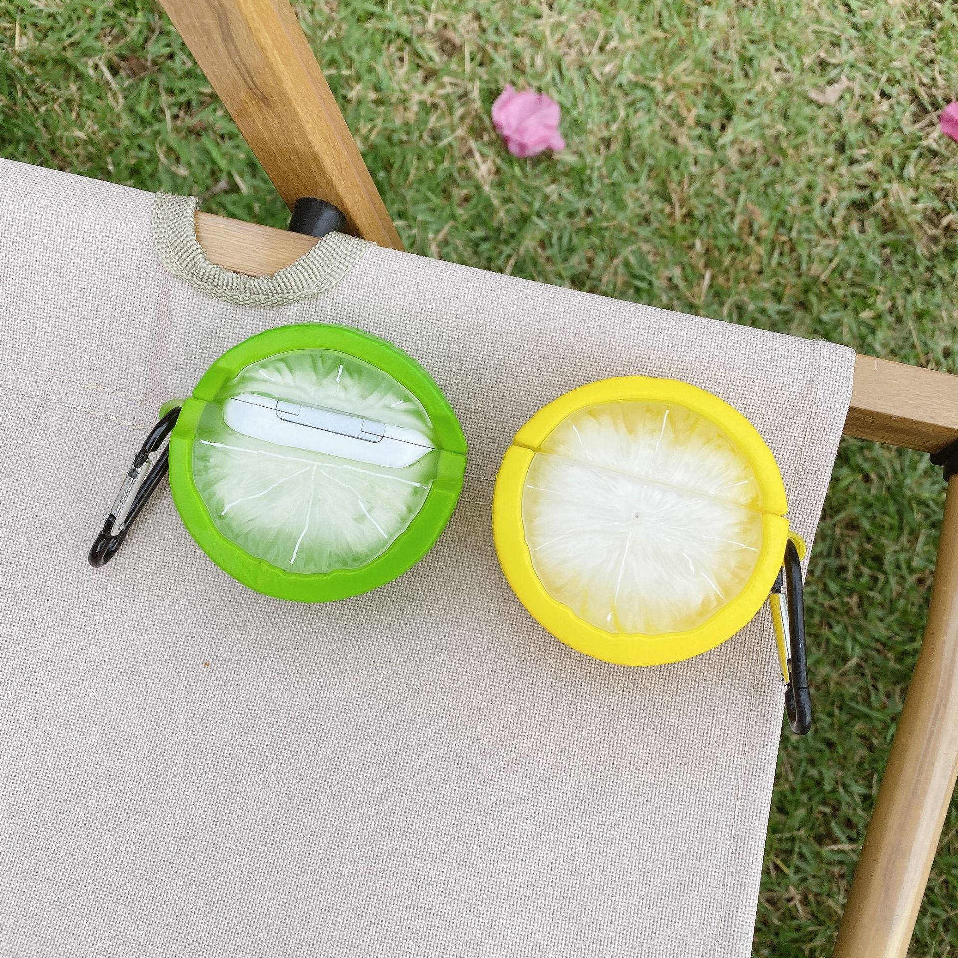 3D Lemon Silicone AirPods Case Cover