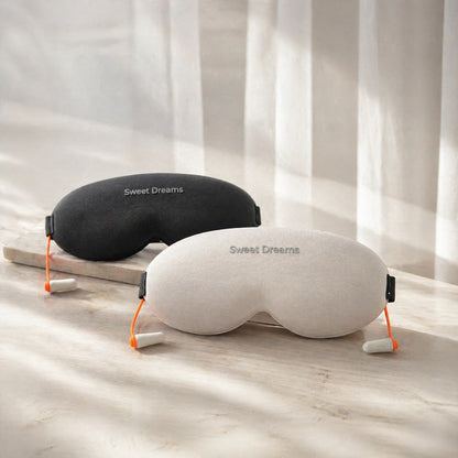 3D Light Blocking Sleep Eye Mask with Earplugs