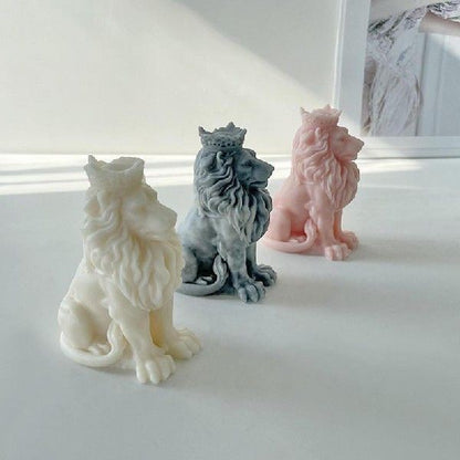 3D Lion Silicone Mold for Candles and Baking