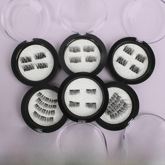 3D Magnetic False Eyelashes, Handmade Single/Double/Triple Magnet Designs