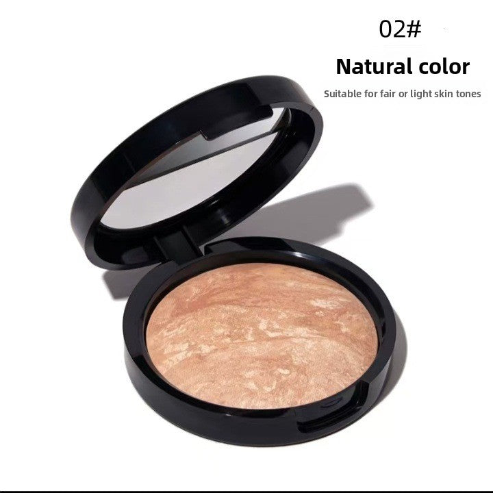 3D Marble Texture Baking Powder Blush