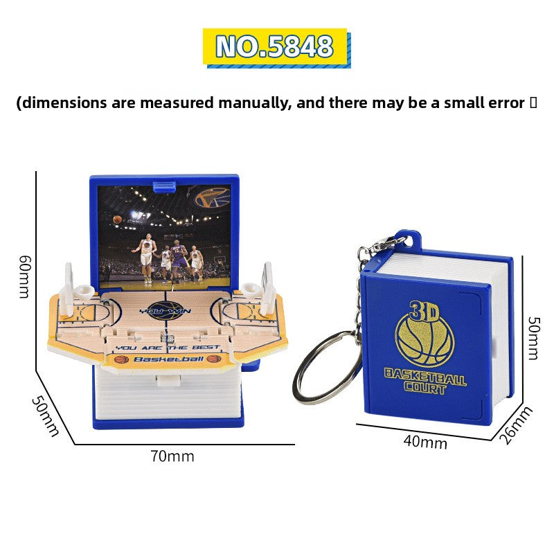 3D mini keychain