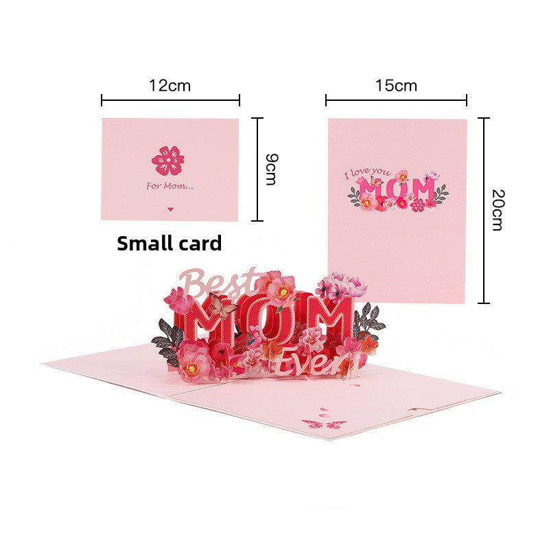 3D Mother's Day Greeting Cards Paper Carving Designs