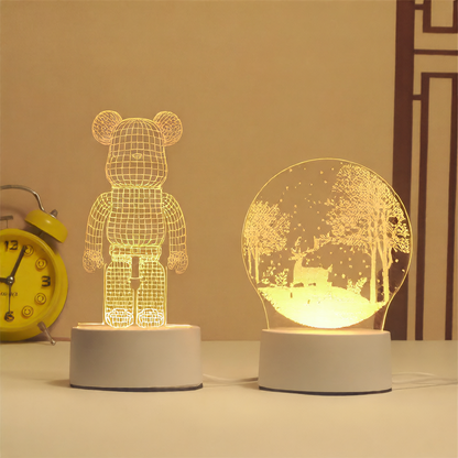 3d night light