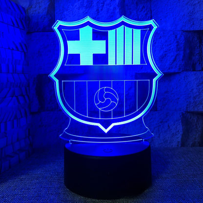 3D nightlight Football Club team logo
