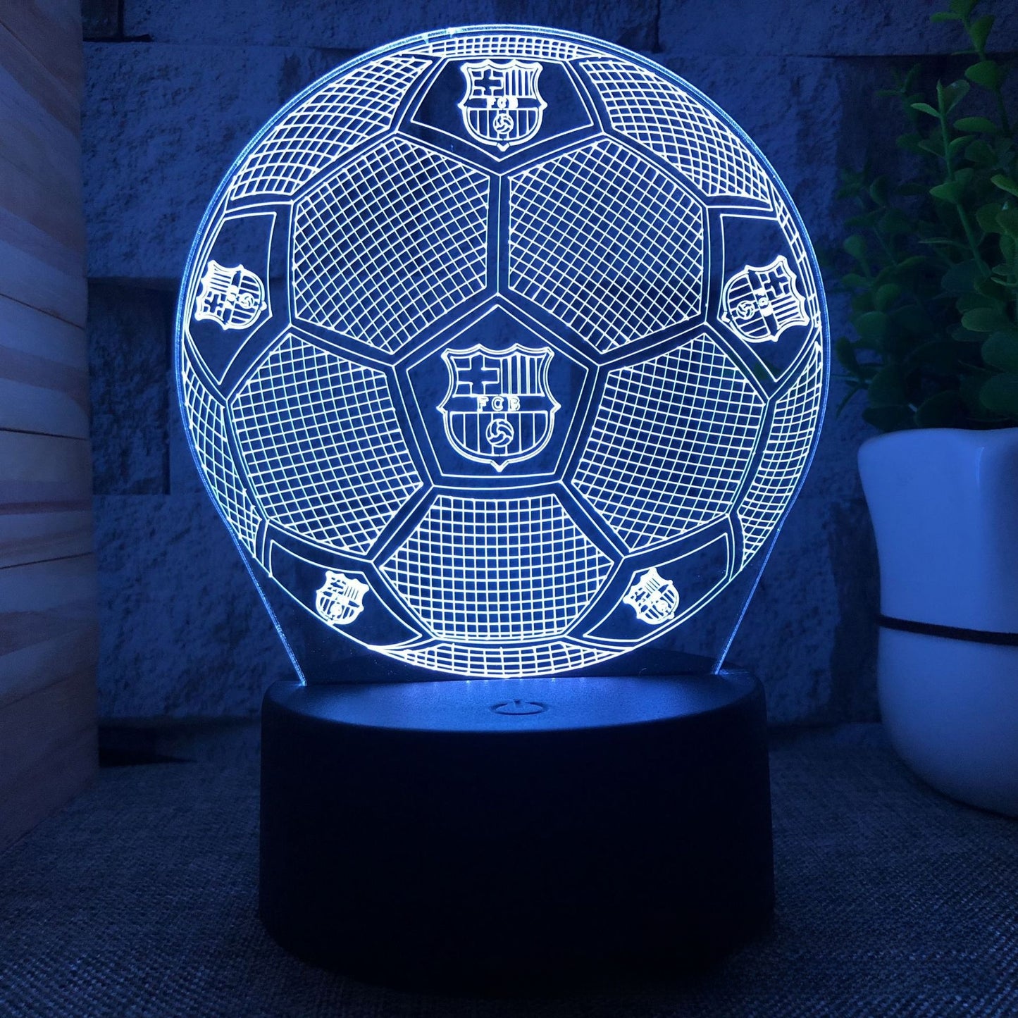3D nightlight Football Club team logo