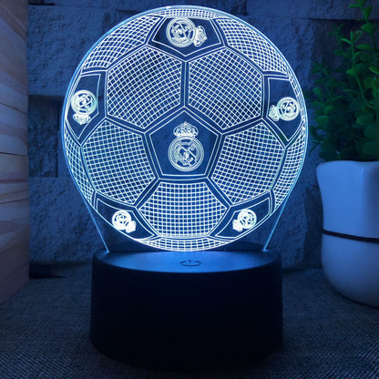 3D nightlight Football Club team logo