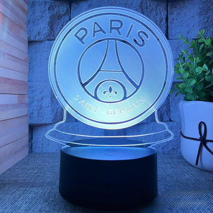 3D nightlight Football Club team logo