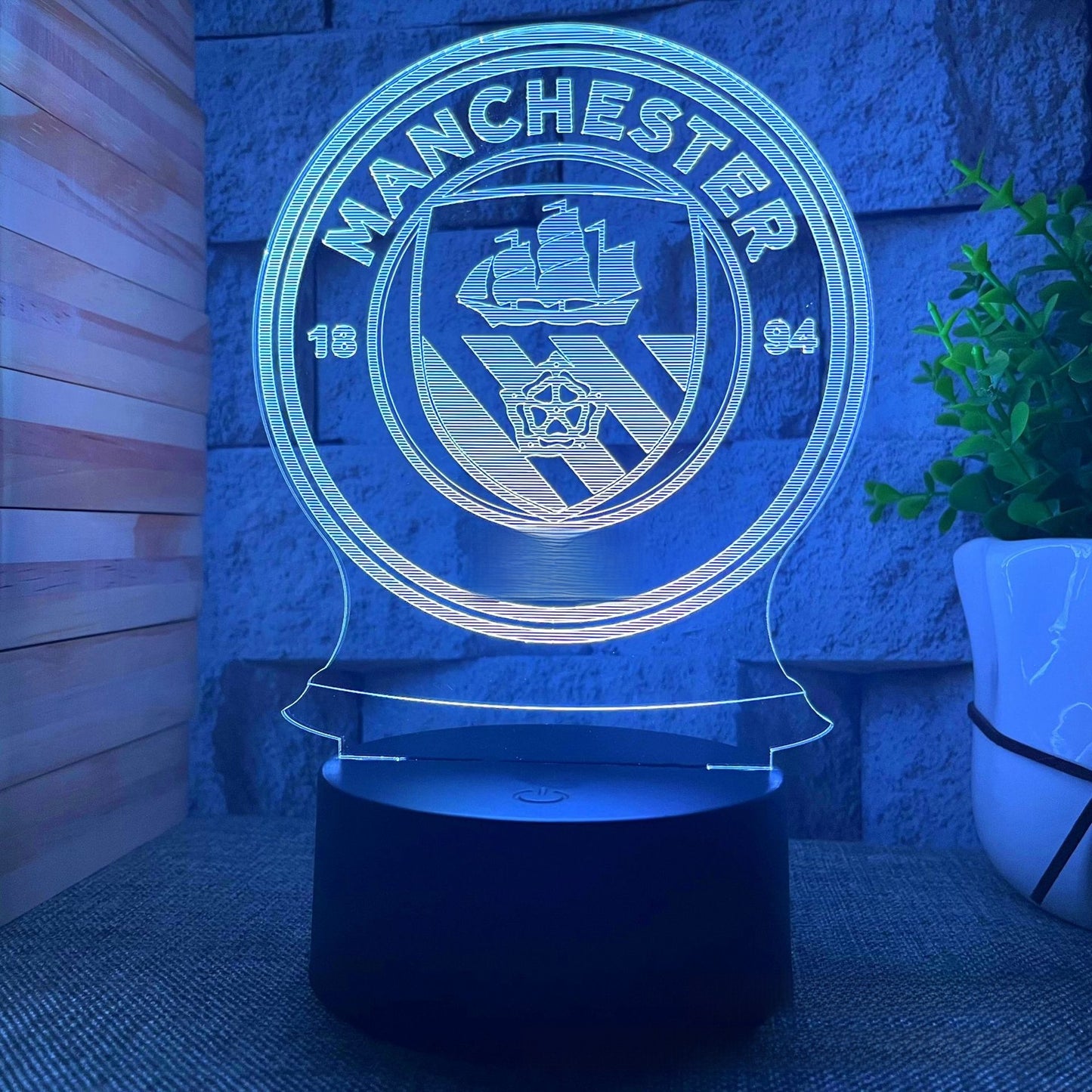 3D nightlight Football Club team logo