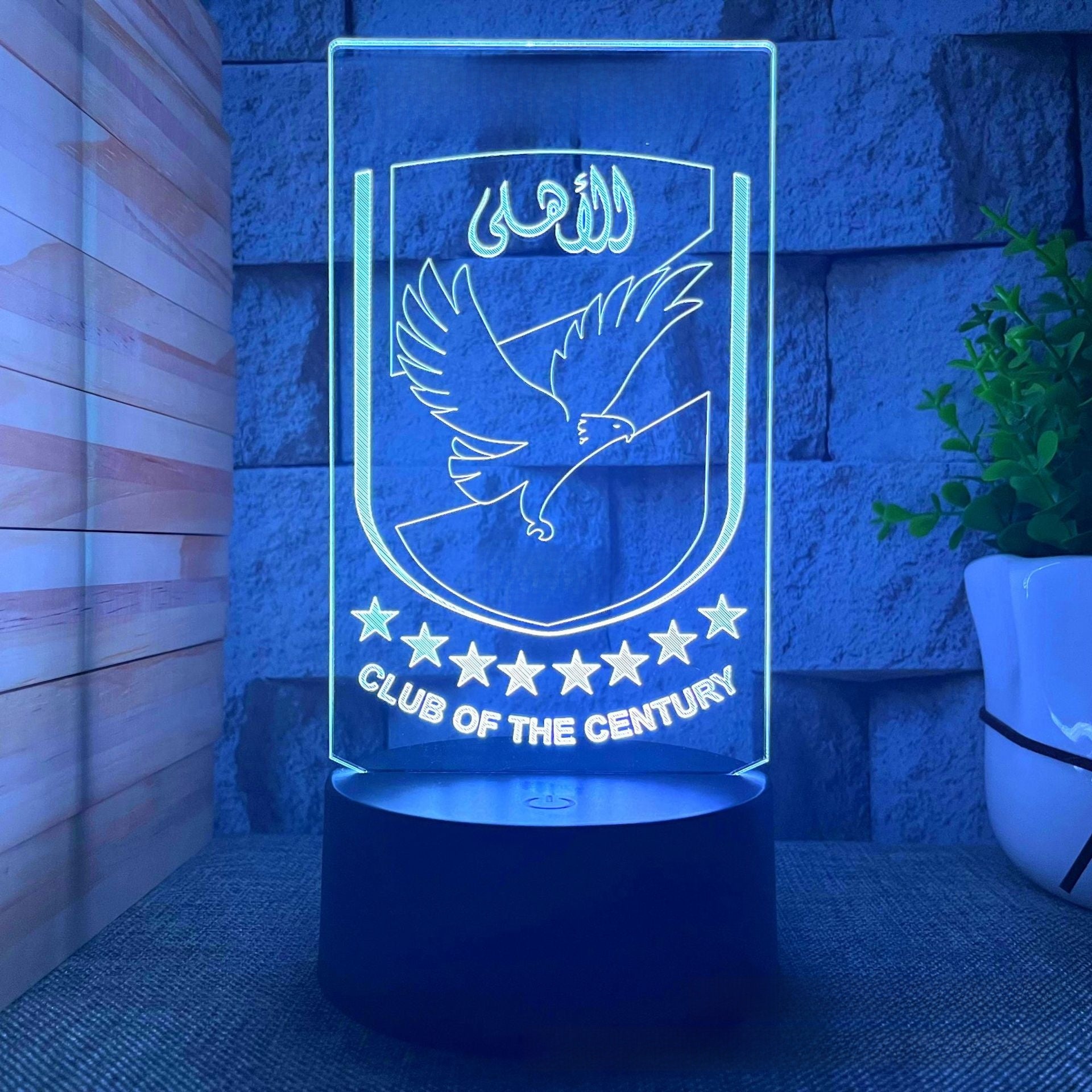 3D nightlight Football Club team logo