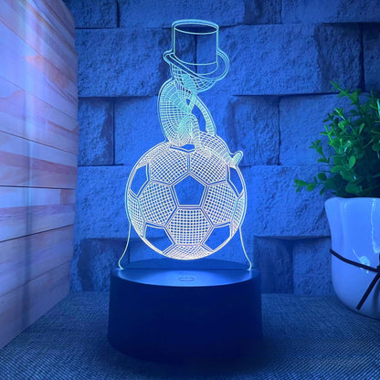 3D nightlight Football Club team logo