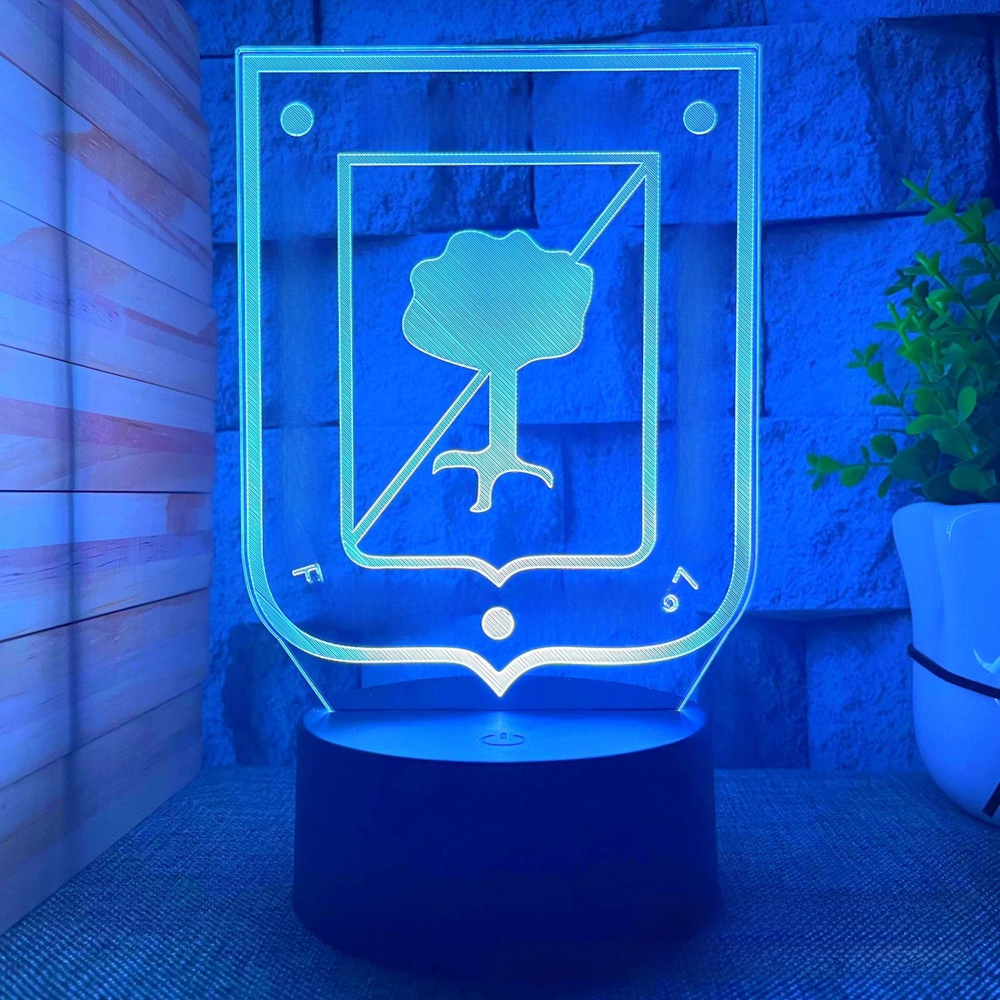 3D nightlight Football Club team logo