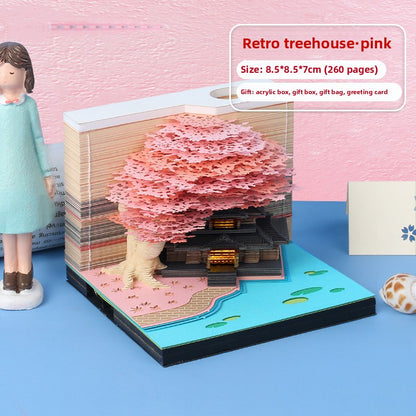 3D paper carving