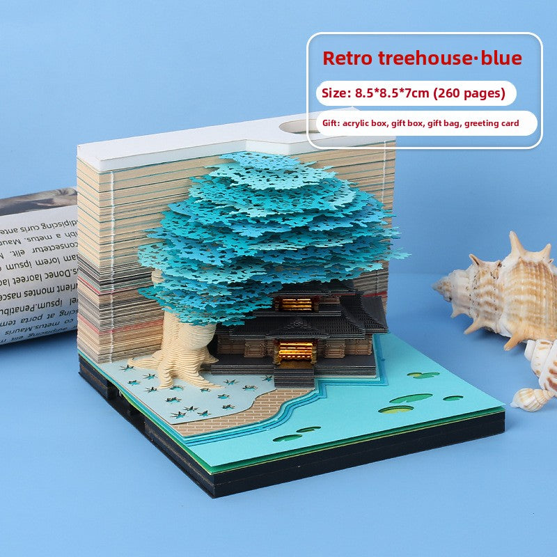 3D paper carving