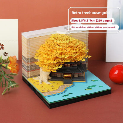 3D paper carving