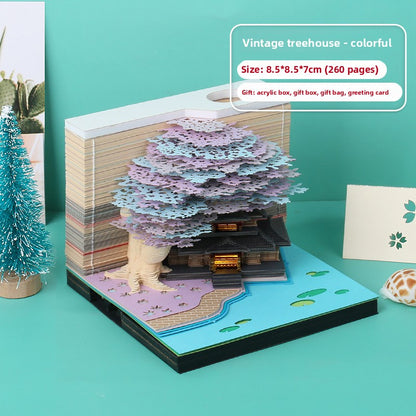 3D paper carving