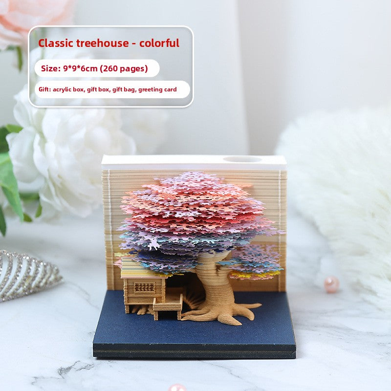 3D paper carving
