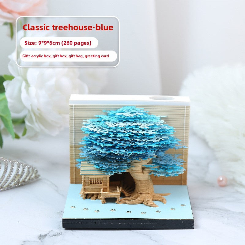 3D paper carving