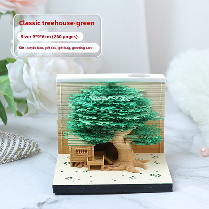 3D paper carving