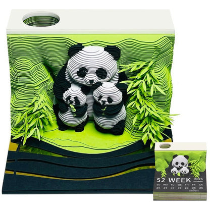 3D paper carving