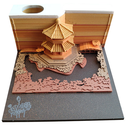 3D paper carving