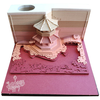 3D paper carving