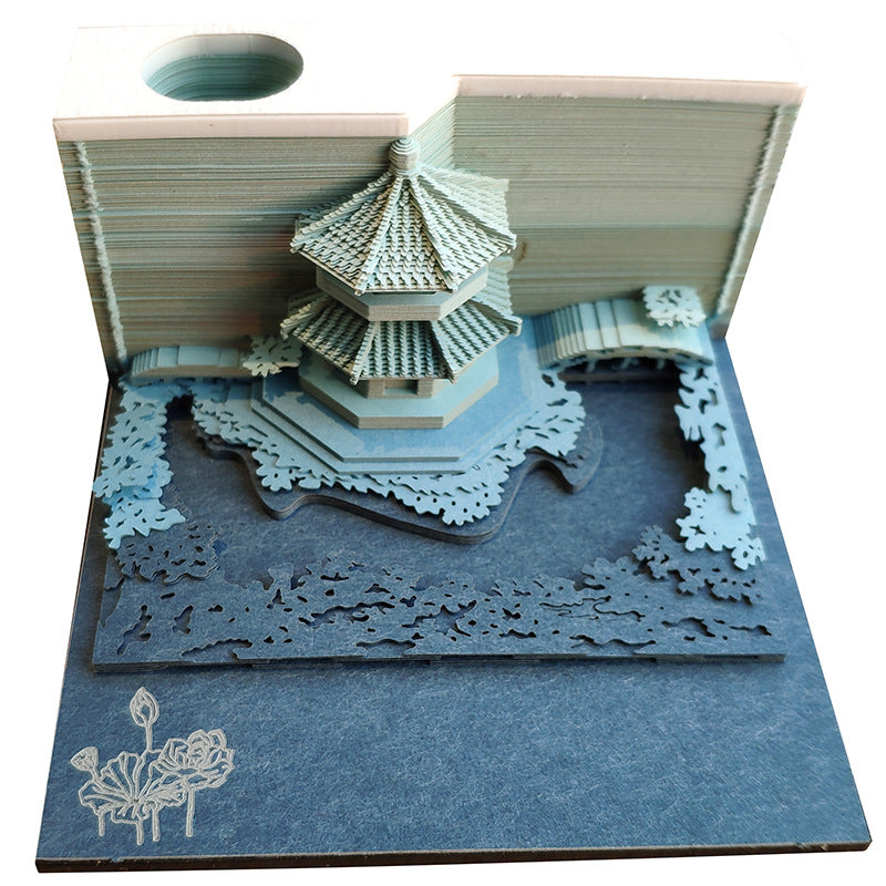 3D paper carving