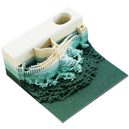 3D paper carving