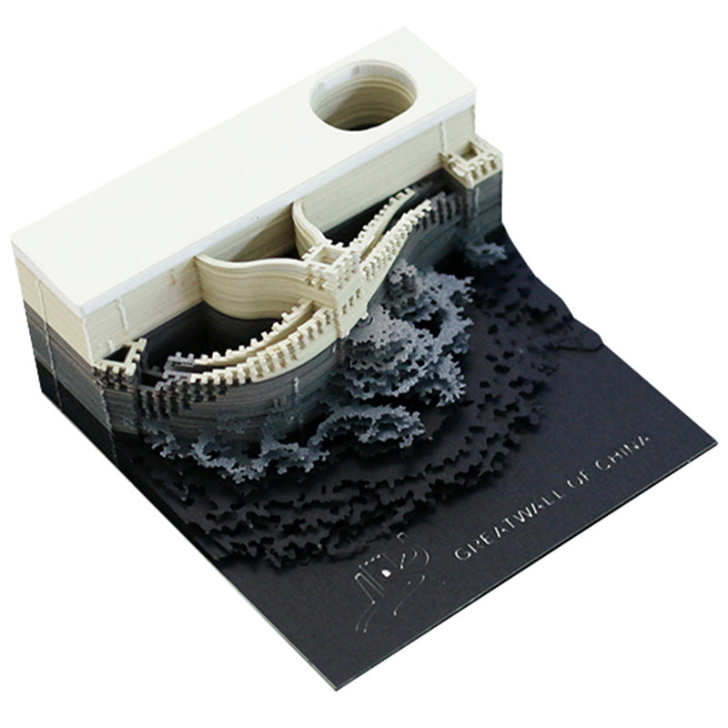 3D paper carving