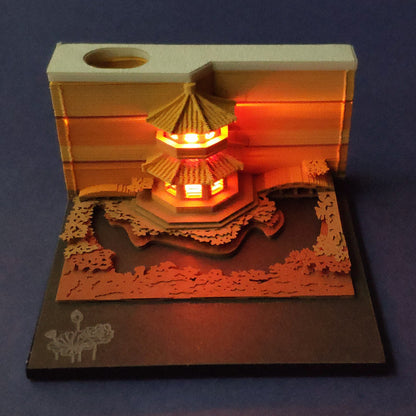 3D paper carving