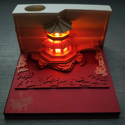 3D paper carving