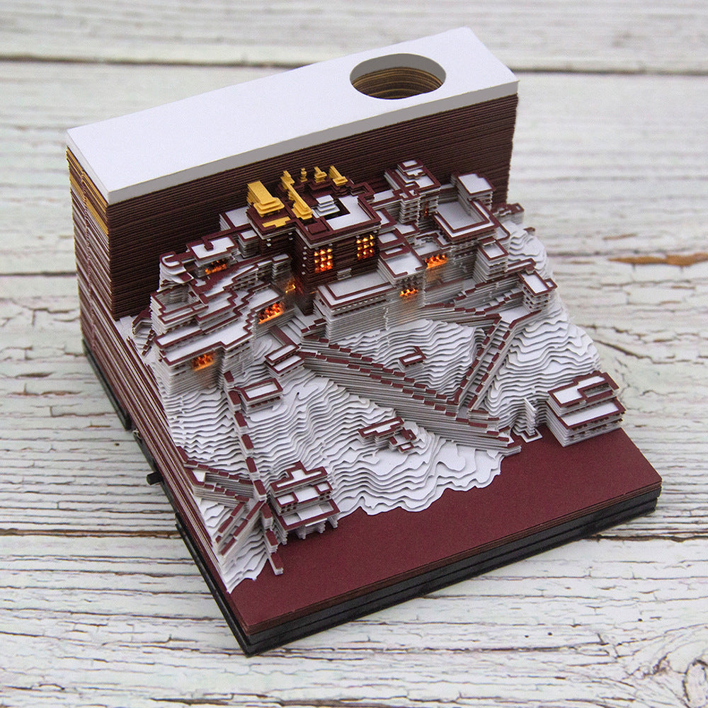 3D paper carving