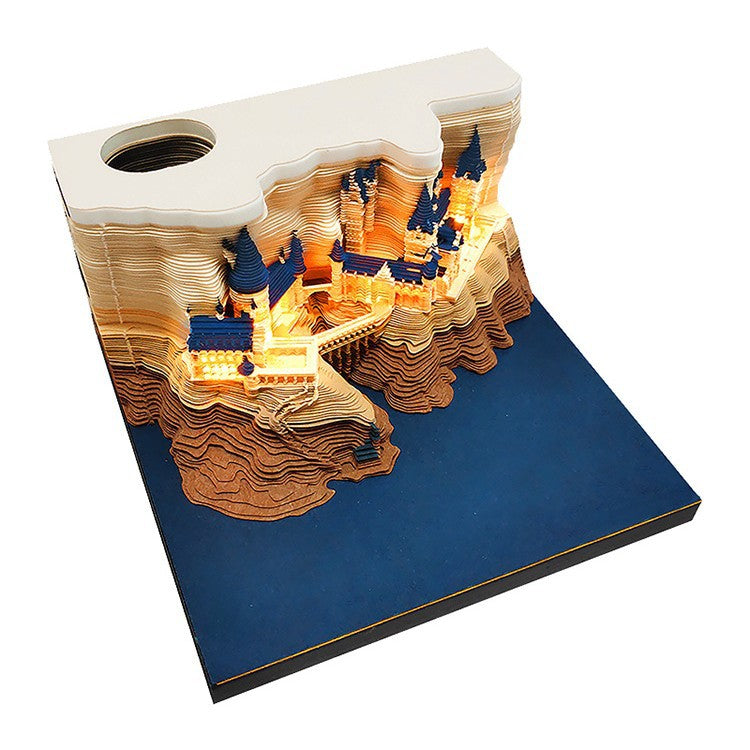 3D paper carving