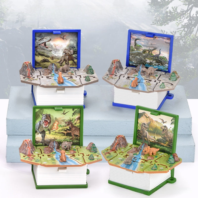 3D Pop-Up Book Toy Keychain
