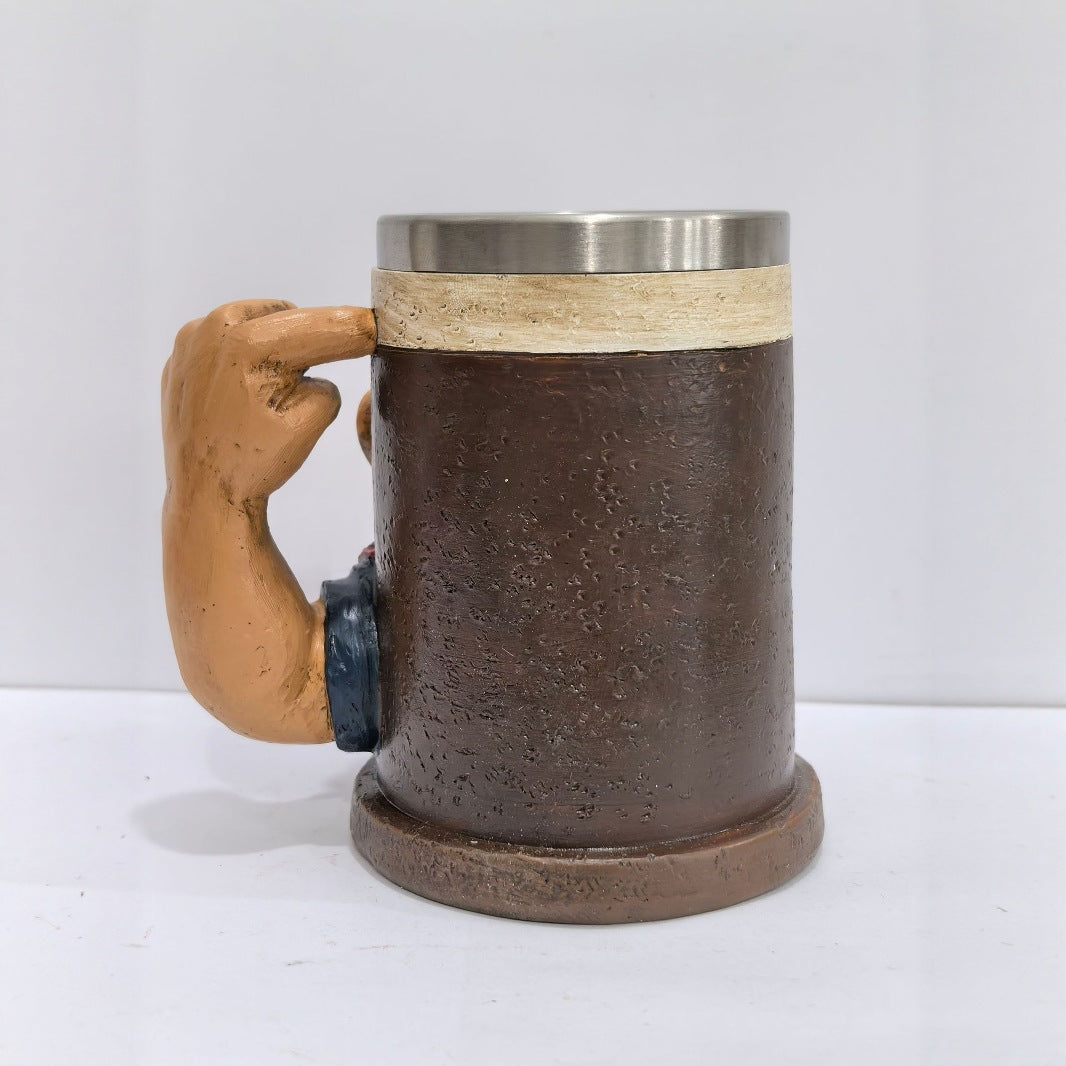 3D Popeye Power Mug Resin Coffee Cup