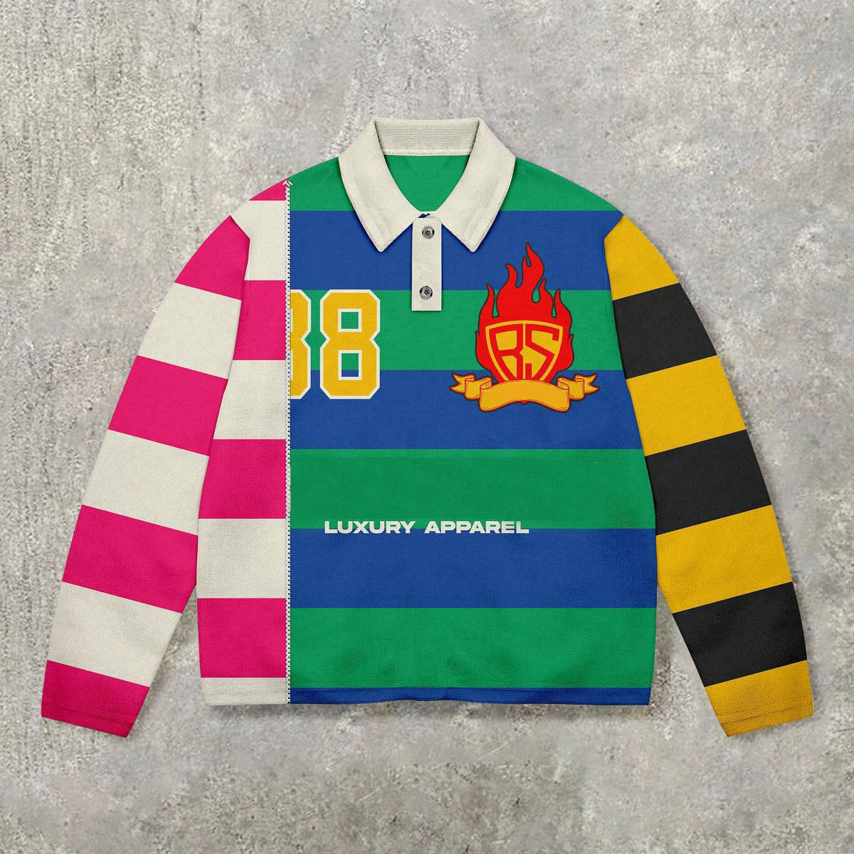 3D Print Cartoon Long Sleeve Sweater