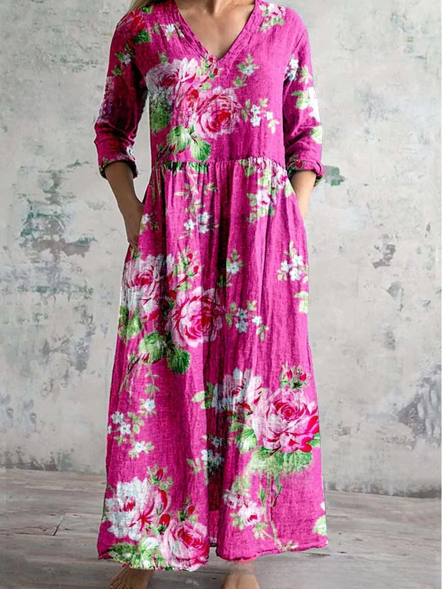 3D Print Loose Long Sleeve Dress